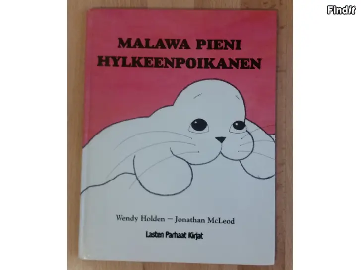 Myydään Malawa pieni hylkeenpoikanen kirja 2e