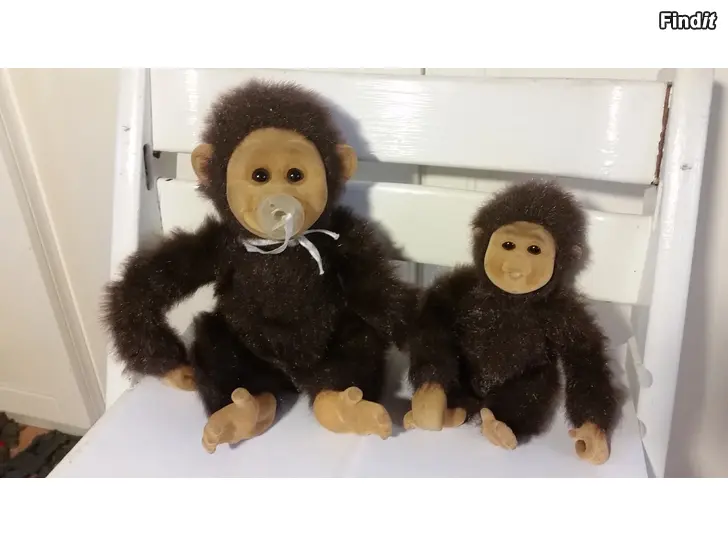 Säljes Vintage Little Monkey Lost apina 2kpl