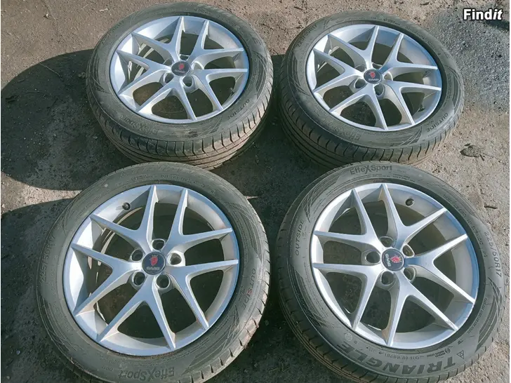 Myydään Saab Aero alut kesärenkaat 225/50R17 98V