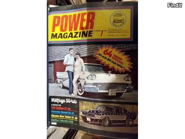 Säljes Power Magazine 1-6 1978