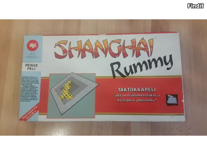 Myydään Alga Shanghai Rummy taktiikkapeli -hinta 15e