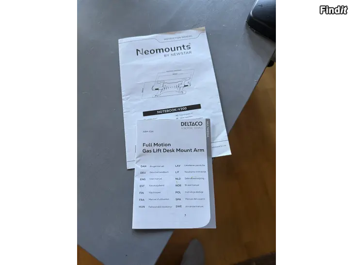 Myydään näytönpidin