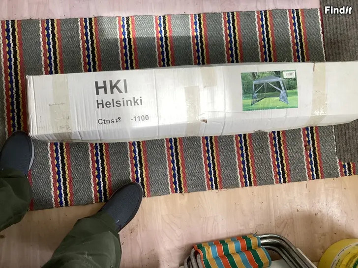 Myydään Puutarha pavilionki