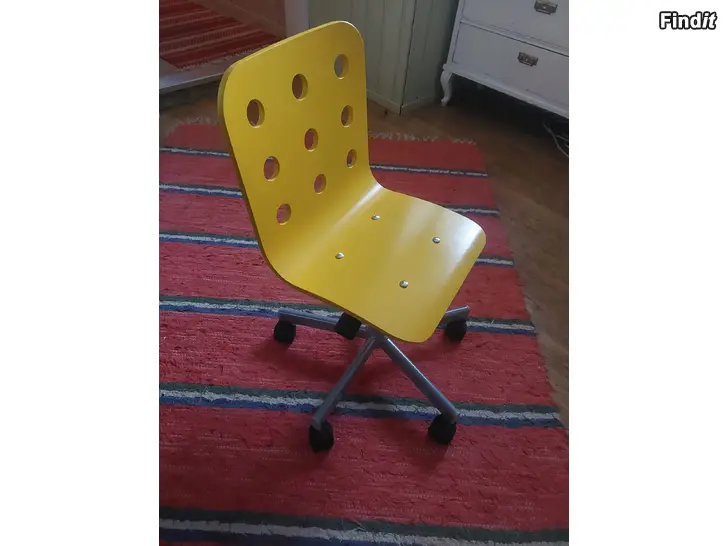 Säljes Gul Ikea skrivbordstol