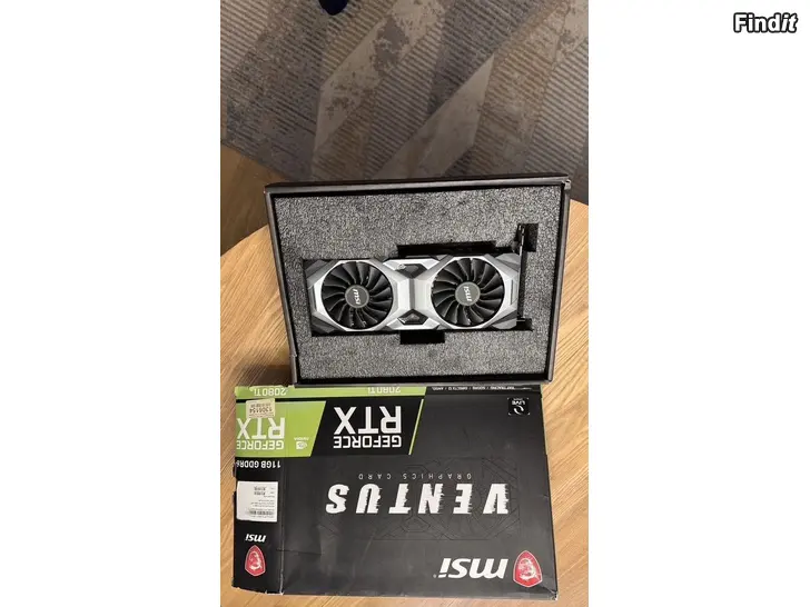 Myydään MSI GeForce RTX 2080 Ti Ventus 11G