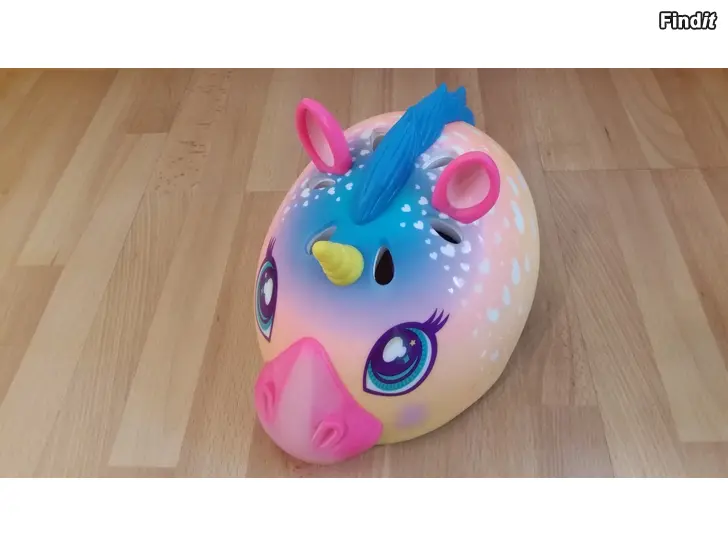 Myydään Raskullz Super Rainbow FS Multi 50-54 lasten pyöräilykypärä  -hinta 15e