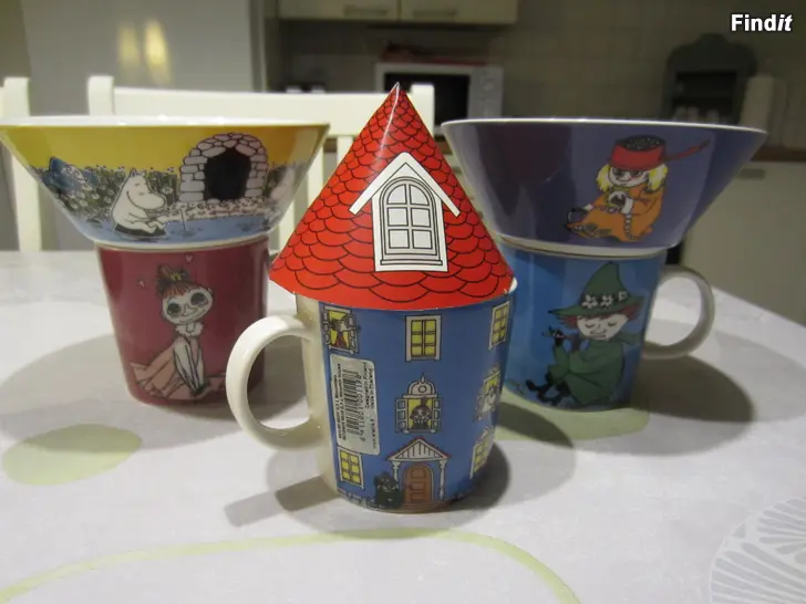 Säljes Tarralliset kulhot,mukit