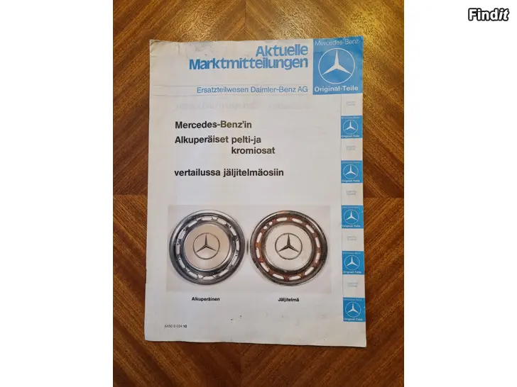 Myydään MB Alkuperäisosat Vertailu Tarvikeosiin