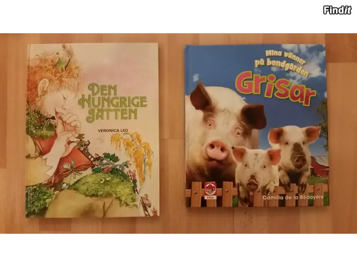 Säljes Den hungrige jätten och Mina vänner på bondgården -Grisar