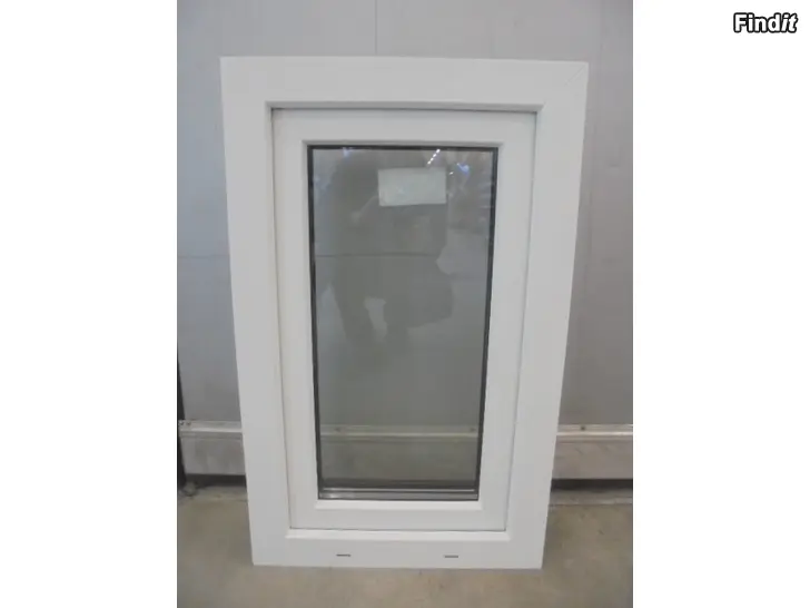 Myydään PVC fönster 5x8 490x790, 2K4 OPEN, Vit