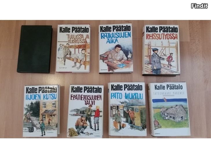 Säljes Kalle Päätalo kirjat 8 kpl