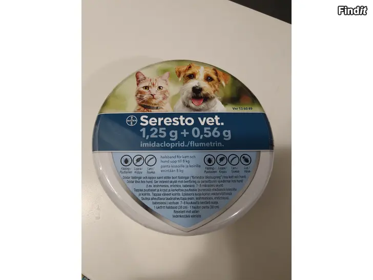 Säljes Fästingband för hund/katt under 8kg