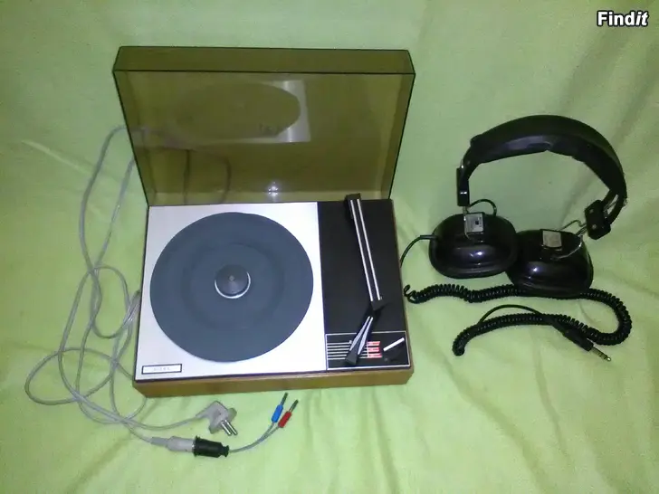 Vaihdetaan Levysoitin Vintage SIERA. SONY dr-7 70s kuulokkeet. yms