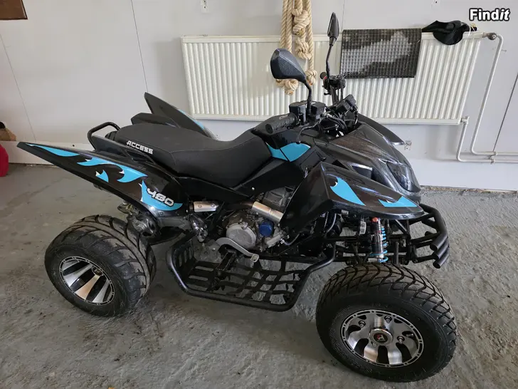 Myydään Acces motor 480 mönkijä