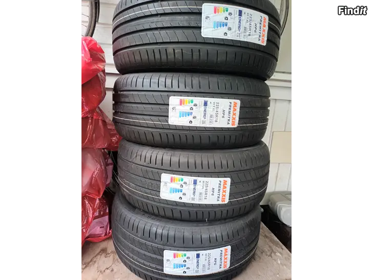 Myydään Uudet kesärenkaat 225/45R 18 4 kpl