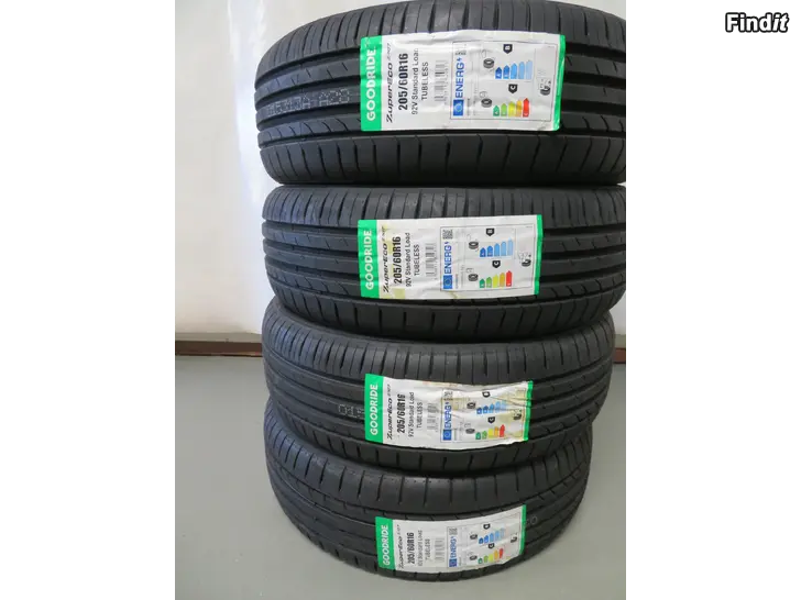 Myydään Uudet Goodride 205/60/16 kesärenkaat