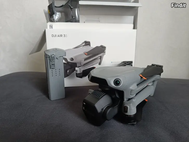 Säljes DJI Air 3S drone + 1x Extra Batteri