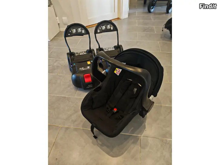 Säljes Britax primo babyskydd + 2 isofixbaser