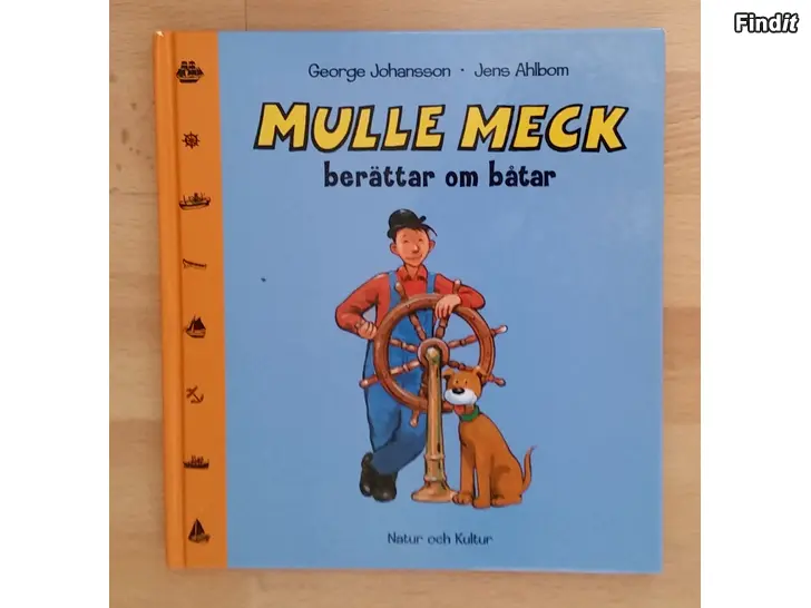 Myydään MULLE MECK berättar om båtar Natur och Kultur bok -pris 5e