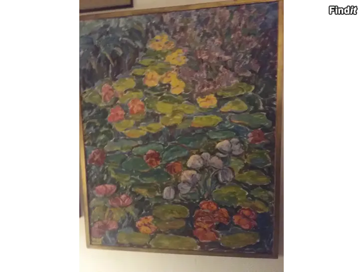 Säljes Isokokoinen kukkamaalaus