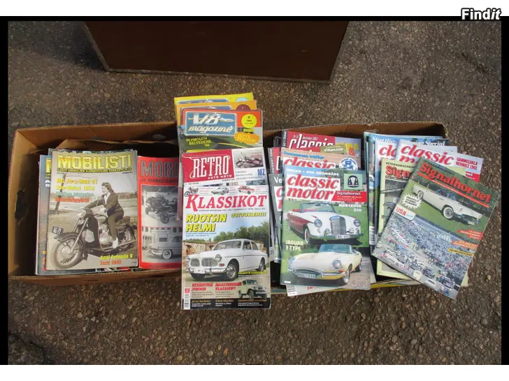 Säljes VETERANBILSTIDNINGAR STORT PAKET