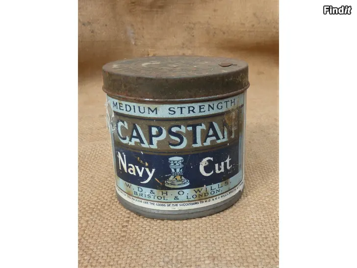 Myydään vanha peltinen purkki