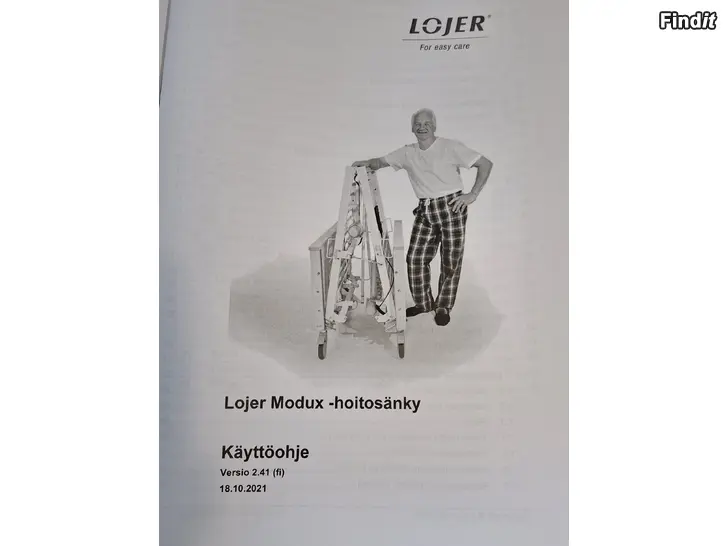 Myydään Lojer Modux-hoitosänky ja hygieniapatja