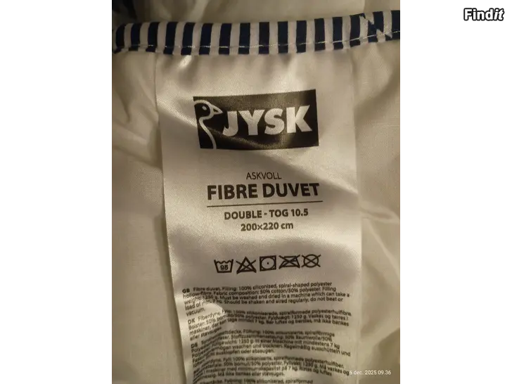 Myydään Dubbeltäcke + 2 påslakanset