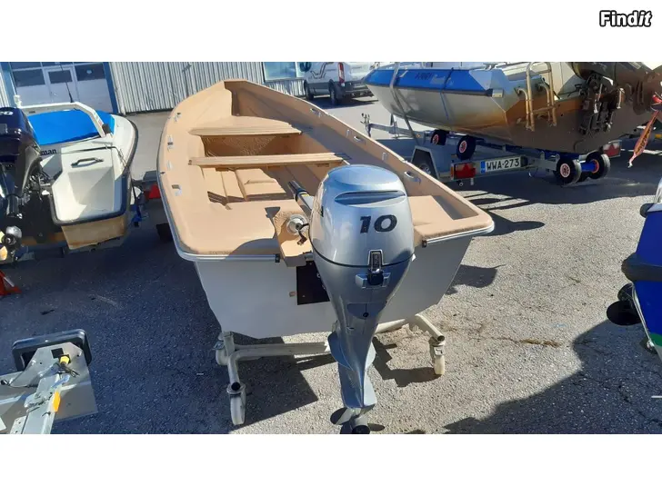 Myydään KÄYTETTY KALA-PALTA 520 + HONDA BF10D - 2021vm