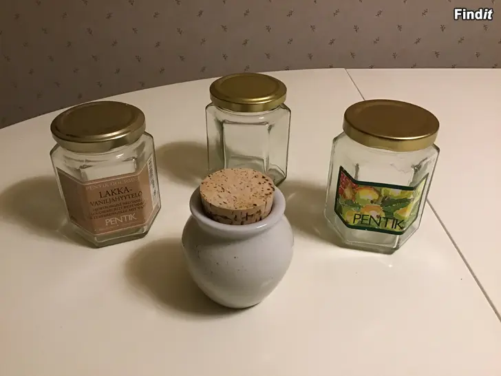 Säljes PENTIK burkar - 4 st