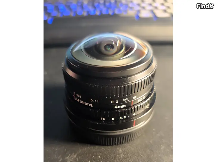 Säljes 7 Artisans 4mm/F2,8 objektiv