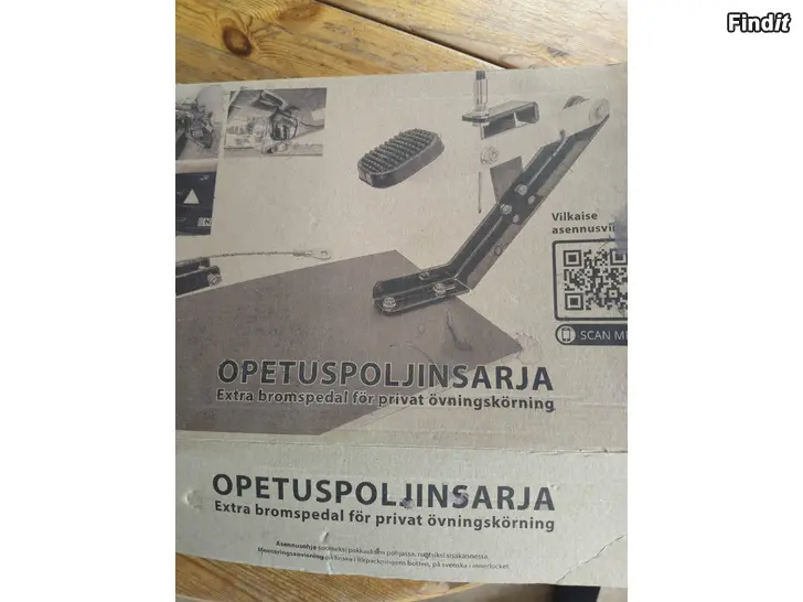 Säljes Övningskörningspedal