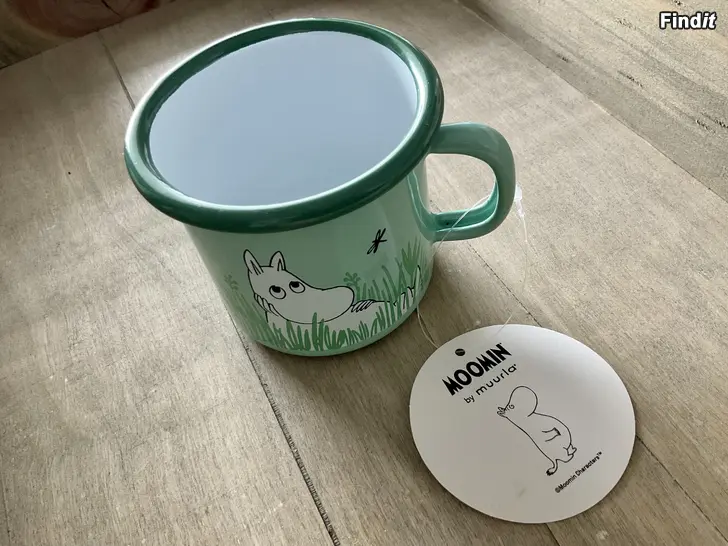 Myydään Muumimuki Pojat, Muurla 2,5dl emali, uusi
