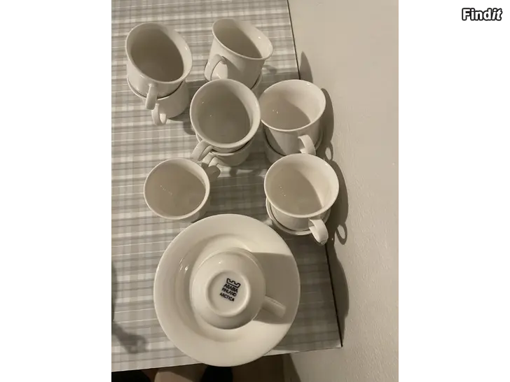 Säljes Kaffeservis Arabia Arctica + skål