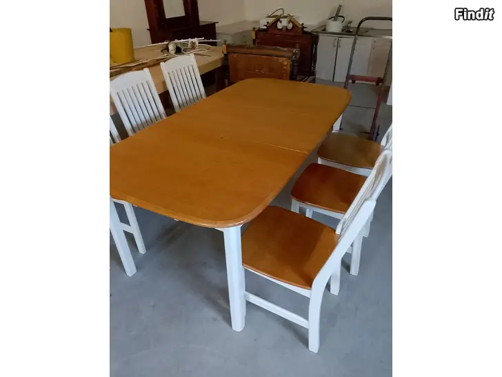 Myydään Köksbord och 6 stolar
