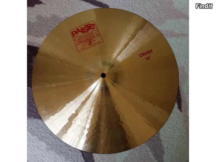 Myydään Paiste 2002 18 crash symbaali
