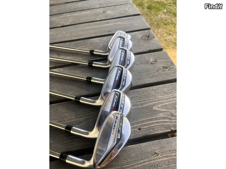 Myydään Cobra King F7 One Length 5-9 + GW rautasetti