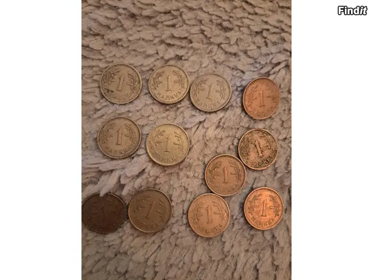 Säljes Vanhoja rahoja