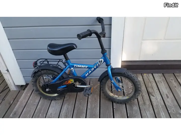Myydään MARVIL TIMMY 12tum lasten polkupyörä sininen -hinta 25e