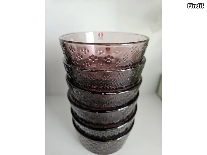 Säljes 6 st nya Iittala efterrättsskålar