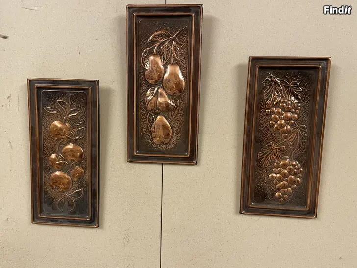 Säljes 4 st Koppartavlor