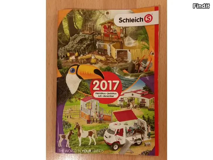 Myydään Schleich luettelo 2017 -2e