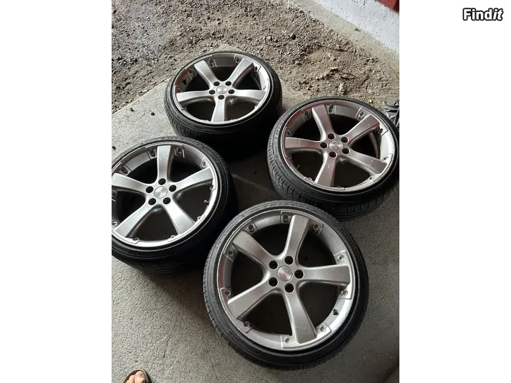 Myydään Aluvannesarja renkailla 205/40 R17 5x100