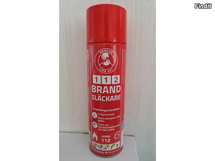 Myydään 112 Spray saneringsfri släckare
