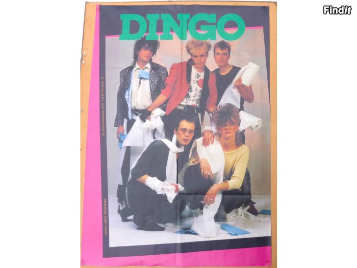 Myydään Vanha Dingo juliste vuodelta 1984