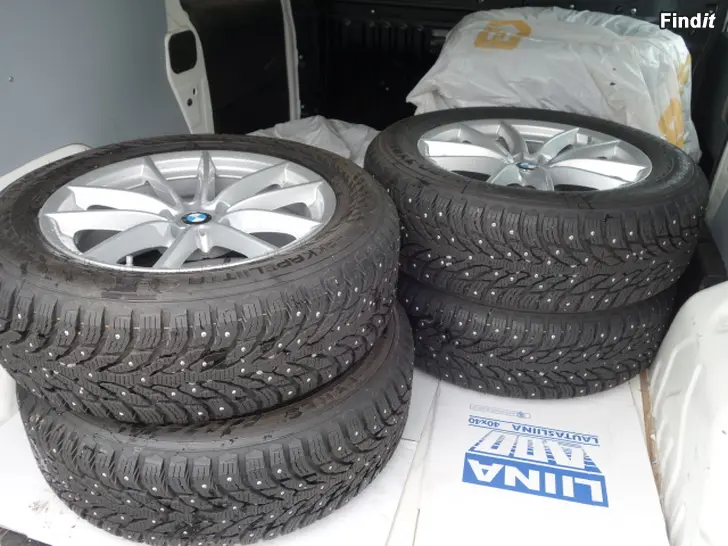 Säljes BMW X 3 Dubbdäck/aluf. + övriga däckserier