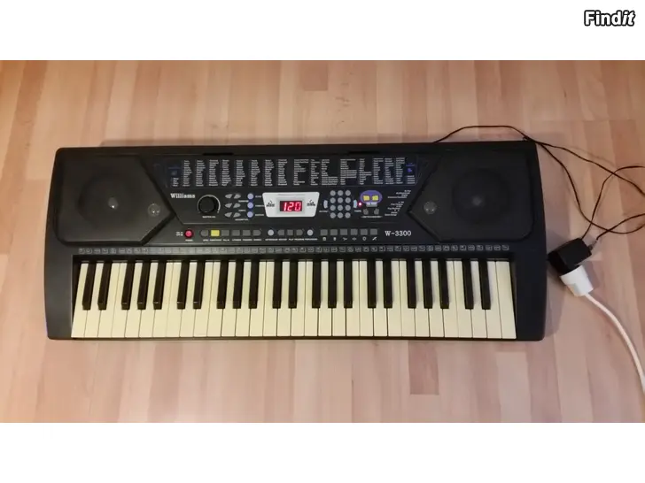 Säljes Williams W-3300 kosketinsoitin Electronic Keyboard -hinta 30e