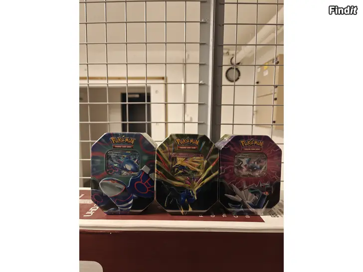 Säljes Pokemon tin full art set