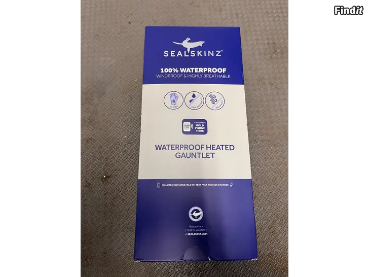 Säljes Sealskinz värmehandskar med batteri