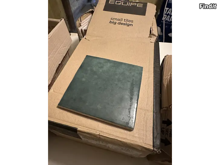 Myydään Kakel bl.a Equipe Artesan Moss Green